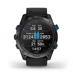 Смарт-годинник Garmin Descent Mk2i Titanium Carbon Gray DLC with Black Band (010-02132-01/11) - мініатюра 6