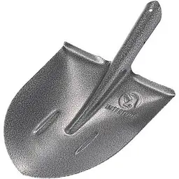 Лопата штикова американка Intertool 0.8 кг з ребрами жорсткості