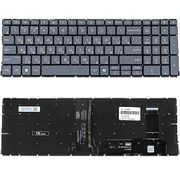 Клавіатура для ноутбука HP (EliteBook 460 G11) rus сірий без кадру підсвічування клавіш (copilot)