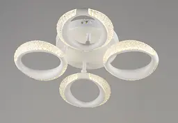 Люстра світлодіодна акрилова Sirius B YH1303/4 WT 24W