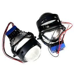 Автомобільні BI-LED лінзи D3" дюйма D76 мм A3 50 / 60Вт 5500К 2 шт. - мініатюра 3