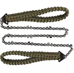Туристична ланцюгова пила Base Camp Paracord Saw Зелений