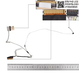 Шлейф матриці для HP Pavilion 15-CW 15-CS TPN-Q208 TPN-Q210 series, (eDP 30pin, DD0G7BLC011, DD0G7BLC001) - мініатюра 2