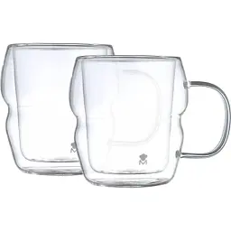Набір чашок MasterPro Mixology з подвійними стінками 450 мл, 2 шт (BGMP-20206)