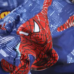 Підковдра MirSon Бязь 17-0700 Spider-Man 110х140 синя (2200010457308) - мініатюра 5