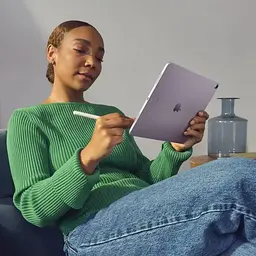 Планшет Apple iPad Air 11 2024 Wi-Fi + Cellular 128GB Purple (MUXG3) - мініатюра 2