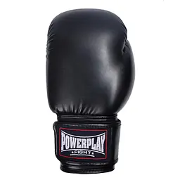 Рукавиці боксерські Power Play PP 3004, Black - 10 унцій - мініатюра 5