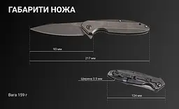 Ніж cкладний Ruike P128-SB - мініатюра 5