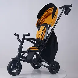 Велосипед складаний триколісний дитячий Qplay Nova+ Rubber Desert Yellow (S700-13Nova+DesertYellow) - мініатюра 10