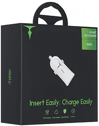 АЗУ T-PHOX Pocket 2.4A Dual USB white - мініатюра 3