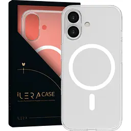 Чохол iLera GhostCase Camera Button with MagSafe для Apple iPhone 17 Transparent (ILGCAClCaBk17) [150392] - мініатюра 11