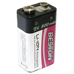Акумулятор CR-9V, Beston, 1 шт, Blister, 800 mAh (AAB1823)