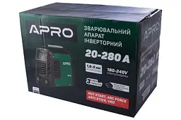 Інверторний зварювальний апарат Apro MMA-280 - мініатюра 5