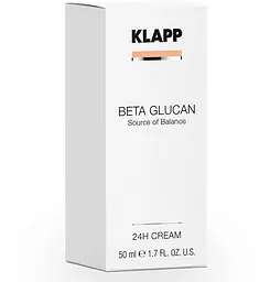 Крем-догляд для обличчя Klapp Beta Glucan 24H Cream, 50 мл - мініатюра 2