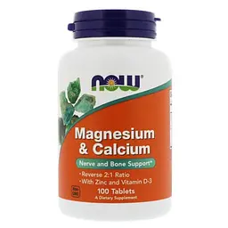 Кальций Magnesium & Calcium 100 таблеток NOW vit0005788