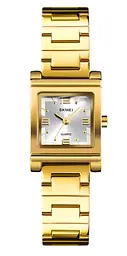 Жіночий золотий годинник Skmei 1388 Gold Steel