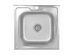 Мийка накладна Brinex 500х500х160мм 1 5050, Satin 0,6мм BRIN5050SAT06