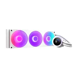 Система жидкостного охлаждения NZXT Kraken Plus RGB V2-360 mm AIO liquid cooler Wh (RL-KR360-W2) - миниатюра 10