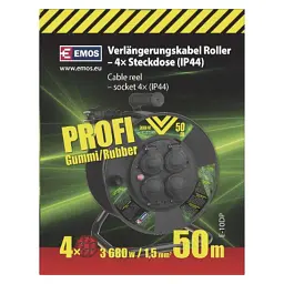 Мережевий подовжувач EMOS катушка 4 роз., 50 м (P08250) - мініатюра 4