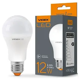Лампочка Videx LED A60e 12W E27 4100K (VL-A60e-12274-S) - мініатюра 2