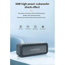 Портативна акустика Xdobo Wake 1983 2 x 20 W бездротова - мініатюра 7