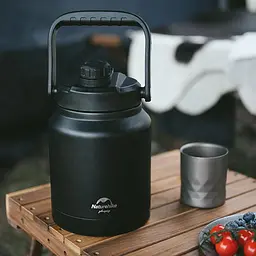 Термос Naturehike NH22SJ001 сталь 2.5 л чорний - мініатюра 4