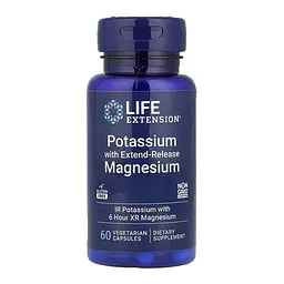 Мінеральний комплекс, Potassium with Extend-Release Magnesium - 60 vcaps