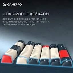 Клавіатура GamePro Asgard Ragnar Blue (MK285BL) [152955] - мініатюра 13