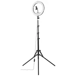 Набір блогера Hama Smartphone Tripod Steady-120 V2, 185см, Bluetooth, LED ring (00004659)