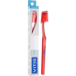Набір зубна щітка Vitis Medium + Vitis Whitening зубна паста 15 мл червона - мініатюра 3