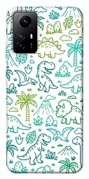 TPU чохол Demsky Dino pattern для Xiaomi Redmi Note 12S