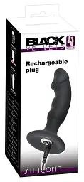 Анальна пробка Black Velvets Rechargeable Plus, 14 см (чорна) - мініатюра 7