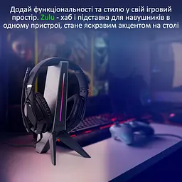 Підставка для навушників Vertux Zulu Black [143123] - мініатюра 5