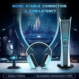 Бездротові ігрові навушники Gtheos Captain 300 2,4 ГГц для ПК PS4 Mac Nintendo Switch - мініатюра 2