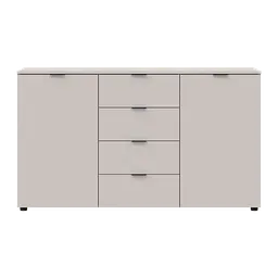 Комод Doros Рон 5 2 фасади 4 шухляди Кашемір 140х38х81 (41516047) - мініатюра 3