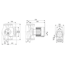 Циркуляційний насос Grundfos Magna3 50-180 F 280 (97924286) - мініатюра 2