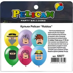 Набір кульок повітр. Roblox 12/30см 10шт 828277/Pelican