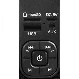 Колонка портативна Defender Beatbox 16, Black, 16 Вт, Bluetooth 5.3, MicroUSB, USB, AUX, MicroSD до 32 ГБ, 1500 mAh, MP3-плеєр, TWS, дальність дії до 10 м, FM (65216) - мініатюра 4