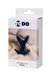 Анальна пробка ToDo Expander Plug Bloom S 8.5 см (синій) - мініатюра 5