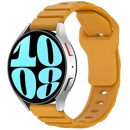 Силіконовий ремінець Defense для Smart Watch 20mm Dark Yellow