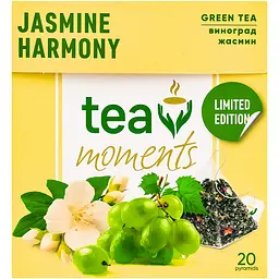 Чай Tea Moments Jasmine Harmony 34 г (20 пір. х 1.7 г) - мініатюра 2