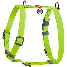 Шлея для собак Waudog Waterproof водостійка анатомічна Н-подібна з QR-паспортом, пластикова пряжка-фастекс, L