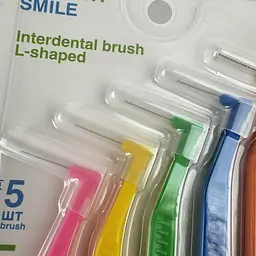 Міжзубні йоржики Healthy Smile Mix Pack (кутові), 5 шт, для щоденного використання та брекетів - мініатюра 3