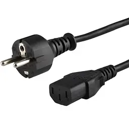 Кабель живлення Dell CEE 7/7-IEC C13 3 x 0.75 мм 1.8м Чорний (078390)