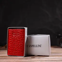 Жіночий шкіряний картхолдер Canpellini 6,5х9х2 см acs0025897 - мініатюра 8