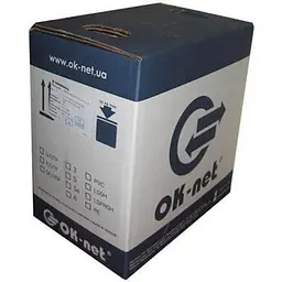 Кабель мережевий OK-Net UTP cat.5e 305м (U/UTP-cat.5Е) (КПВ-ВП (350) 4 x 2 x 0,50) - мініатюра 4
