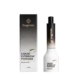 Підводка для брів пудрова Bogenia Liquid Eyebrow Powder, 1,6 мл (BG509), 001 Графітова