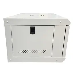 Шафа настінна GEAR 6U 19" 600x450x350 мм, + полка 19", grey (GWMSN-6U-600-450G) - мініатюра 4