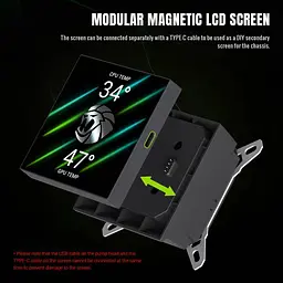 СВО GameMax Glacier 360 LCD Black (GLACIER 360 LCD BK) - мініатюра 12