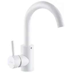 Змішувач для умивальника Mixxus SUS-011-B white MI5754 Білий матовий
